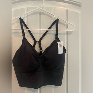 Womens black old navy nursing bra